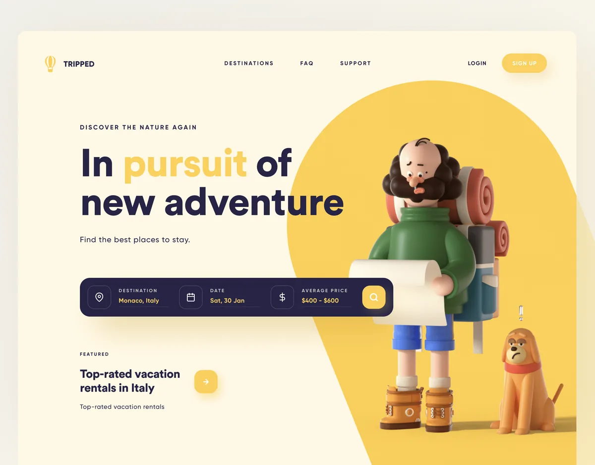 Travel website